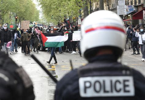 Police Fire Tear Gas On Banned Palestinian March In Paris PBS News