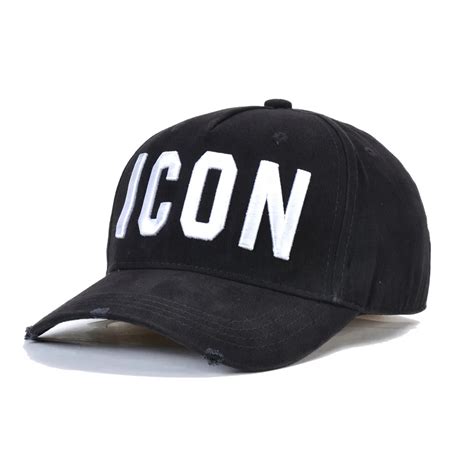 100 Cotton Baseball Caps Dsqicond2 Brand Dsq Icon Letters High Quality