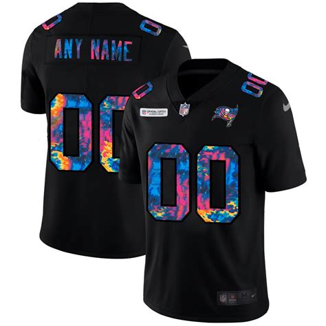 Tampa Bay Buccaneers Custom Mens Nike Multi Color Black 2020 Nfl