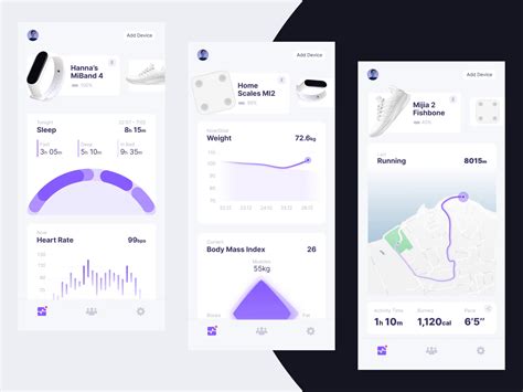Fitness App Dark And Light By Tubik On Dribbble