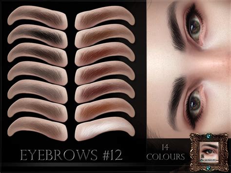 Remussirions Eyebrows 12 In 2020 Sims 4 Sims 4 Cc Makeup Sims 4 Cc
