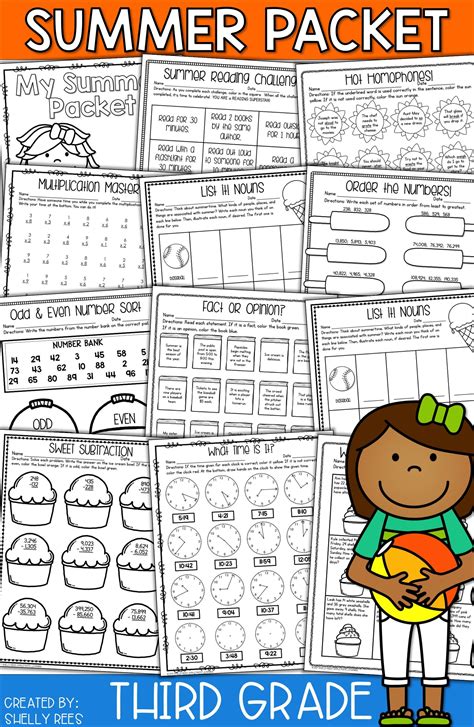 Fun Activities For 3rd Graders Printable
