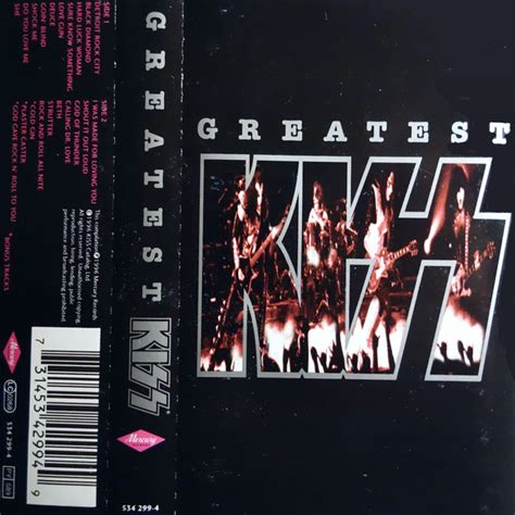 Kiss Greatest Kiss 1996 Cassette Discogs