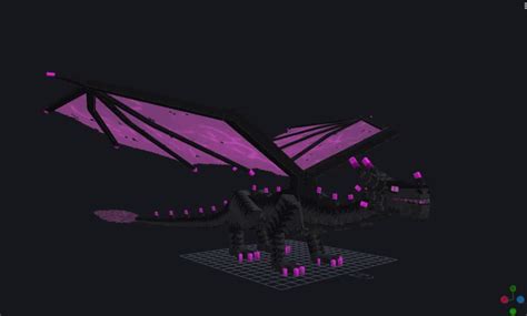 Minecraft Ender Dragon Idle By Archlichtombart On Deviantart