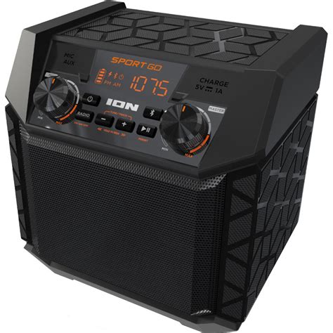 Ion Audio Sport Go Portable Waterproof Bluetooth Speaker Ipa104a