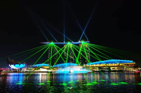 Spectra Light And Water Show At Marina Bay Sands Marina Bay Singapore