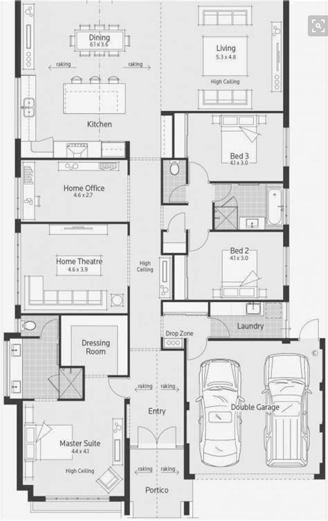 Pin by Evelina on My favourite Floor Plans | Home design floor plans, Dream house plans, Floor plans