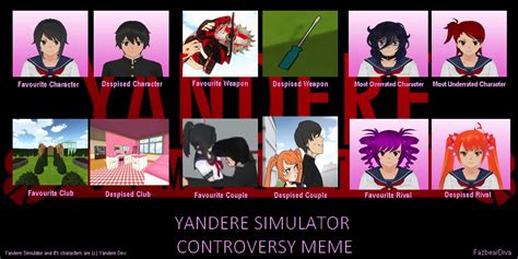Yandere Simulator Controversy Meme By Creepypastajack On Deviantart