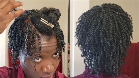 How To Mini Twists On 4c Natural Hair Youtube