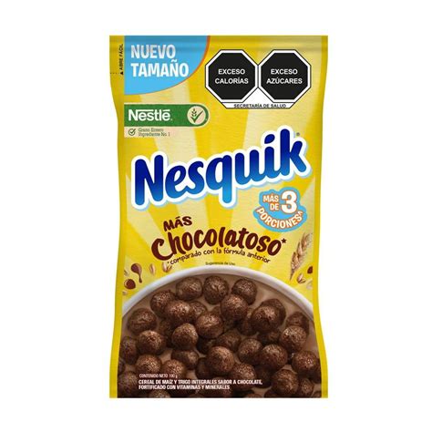 Cereal Nestlé Nesquik sabor chocolate 100 g Walmart