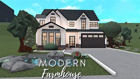 Bloxburg Modern Farmhouse Build