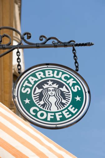 Starbucks Coffee Sign Stock Photo Download Image Now Starbucks