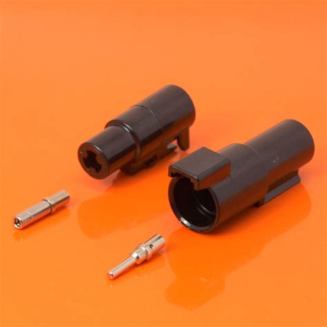 Deutsch Dthd Series 1 Way Plug And Receptacle Connector Kit Dthd04 1