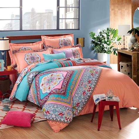 For starters, think about your personal style preferences and your functional needs. Beautiful Bohemian Comforter with Luxury Colors for ...