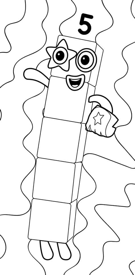 Numberblocks Printables Coloringnori Coloring Pages For Kids Images