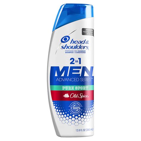 Head And Shoulders Mens Old Spice Pure Sport Anti Dandruff 2 In 1 For