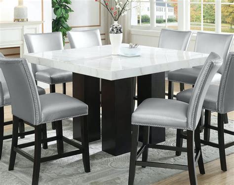 Camila Square Table Top W Counter Table Base Cleos Furniture