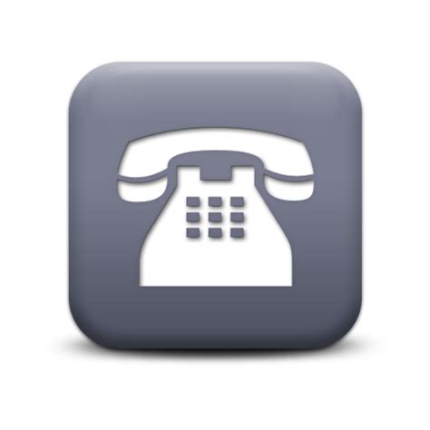 10 Phone Call Icon Grey Images Phone Icon Vector Grey Square Phone