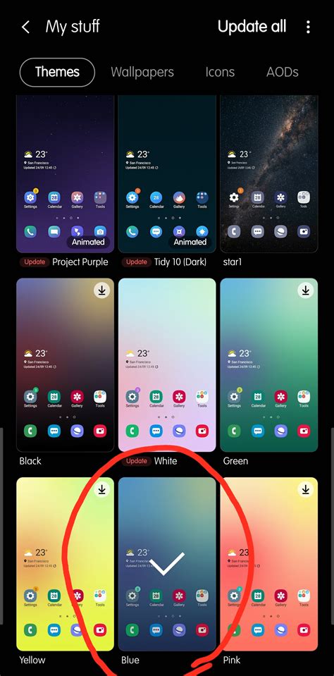 Samsung Themes That Were Configured To Work In Dark Mode Are No Longer