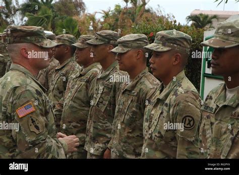 Us Army Brig Gen Douglas Anderson Left Commanding General For The