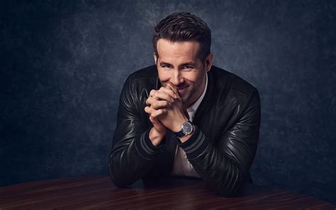 Hd Wallpaper Ryan Reynolds Portrait Photoshoot One Person Front View Looking At Camera