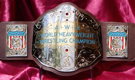Awa Single Layer Belt Top Rope Belts Nwa Wrestling Wrestling Wwe Championship Belts