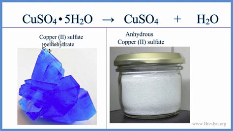 What Is The Chemical Formula For Copper Ii Sulfate Pentahydrate