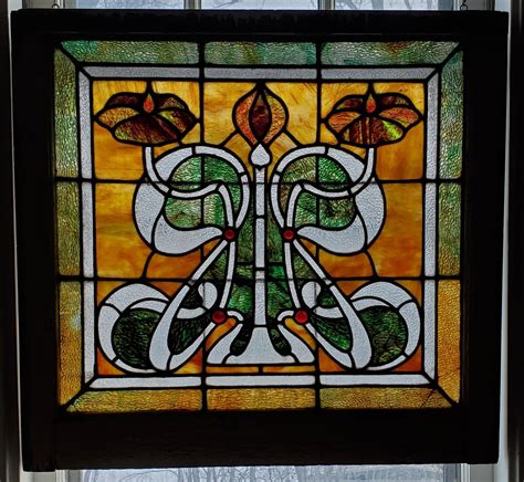 Art Nouveau Stained Glass Windows Glass Designs