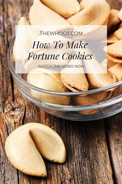 How To Make Delicious Fortune Cookies At Home The Whoot Fortune