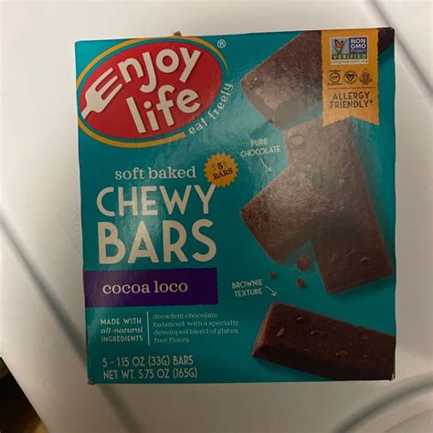 Enjoy Life Soft Baked Chewy Bars Cocoa Loco Review Abillion
