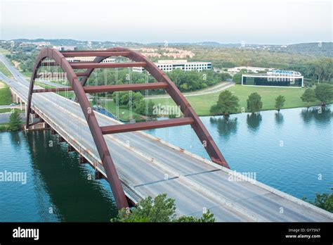 The Pennybacker Bridge In Austin Texas Stock Photo Alamy