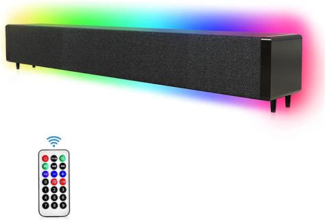 Sound Bar Sound Bars For Tv 17 Inch Blue Tooth Soundbar With Rgb And 4