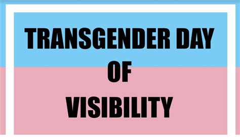 International Transgender Day Of Visibility Your Gibraltar Tv Ygtv