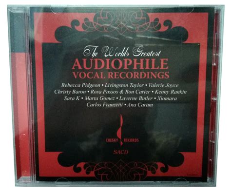 The Worlds Greatest Audiophile Vocal Recordings Sacd Various Artists 2006 🆕💿 90368032362 Ebay