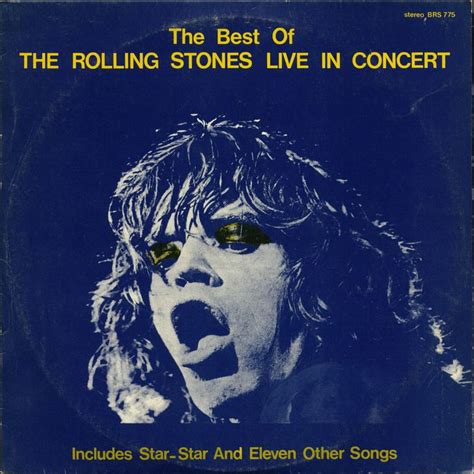 The Rolling Stones The Best Of The Rolling Stones Live In Concert