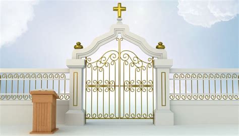 Pearly Gates Of Heaven 3d Model 119 Max C4d Obj Lwo 3ds Ma