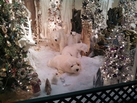 Polar Bear Christmas Display Natale A Tema Natale Decorazioni Di Natale