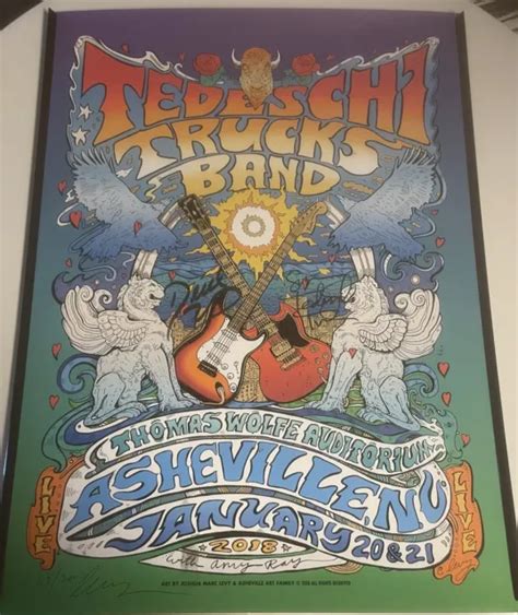 Tedeschi Trucks Band Tour Poster Signed 20000 Picclick