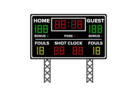 American Football Scoreboard Time Guest Home Electronic Wireless