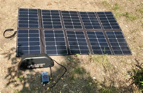 Solar 200 Watt Ebike Battery Charger Sun200 Electrify Bike