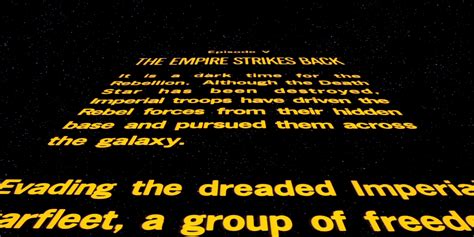 Star Wars Title Crawls Esquires Definitive Ranking Of The Movie