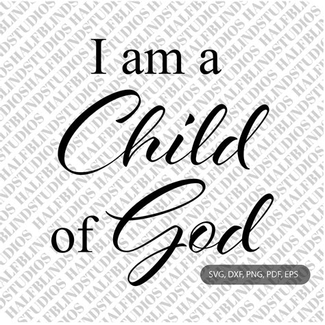 I Am A Child Of God Svg Lds Digital Download Primary Song Etsy