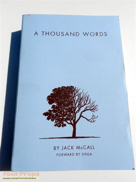 A Thousand Words Jack Mccalls Eddie Murphy Screen Used Book Original