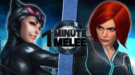 Catwoman Vs Black Widow I One Minute Melee By Rayluishdx2 On Deviantart