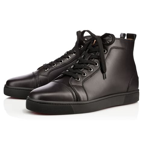 Christian Louboutin Louis Calf In Black For Men Red Lyst
