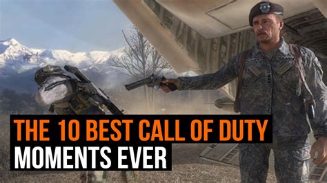 The 10 Best Call Of Duty Moments Ever Youtube