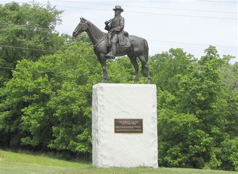 Monument To General Robert E Lee At Antietam With Photo And Map