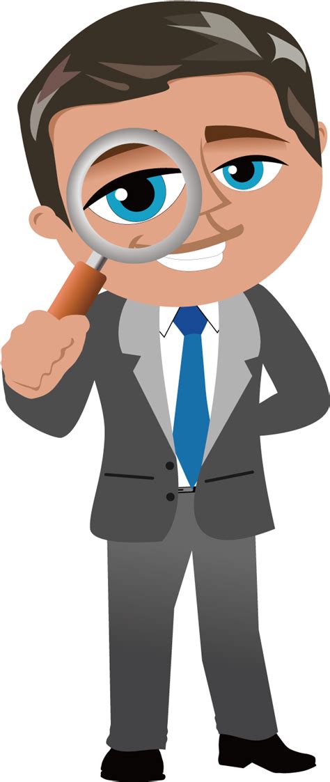 Download Cartoon Clipart Business Person Manager Clipart Transparent