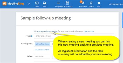 Follow Up Meetings Meetingking 2