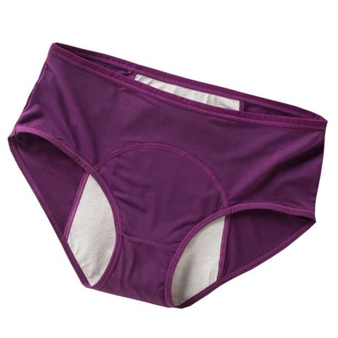 uhuse new women s high waist soft menstrual period panties briefs leakproof underwear